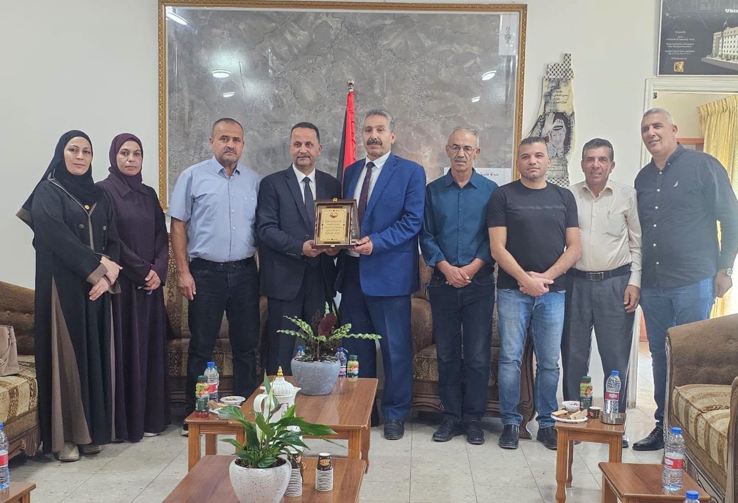 تهنئة بمناسبة استلام المجلس مهامه الجديدة 